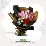Premium Black Gold Chocolate Rose Bouquet