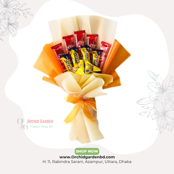 Kids Special Mix Chocolate Bouquet Yellow Orange Edition