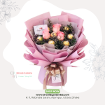 Pink Rose Chocolate Bouquet Deluxe Edition