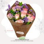 Pink Dream Rustic Rose Bouquet