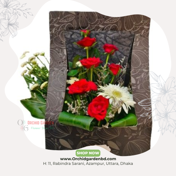 Soft Pink Luxury Rose Box Arrangement