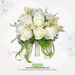 White Rose Bridal Bouquet