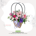 Premium Mixed Bloom Handbag Arrangement