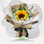 Sunflower & Chinese Gypsy Bouquet