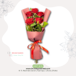 Red Rose Wrapped Bouquet