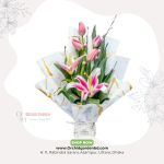 Pink Elegance Stargazer Lily Bouquet