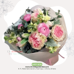 Pastel Pink Mix Flower Bouquet – Soft Romantic Edition