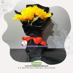 Midnight Spark Sunflower Wrap