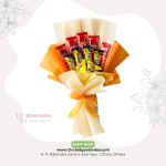 Mixed Chocolate Bouquet – Yellow Wrap Edition