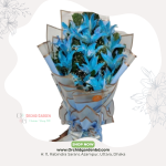 Blue Royal Lily Bloom Bouquet