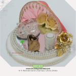 Golden Swan Mirror Gift Tray – Premium Floral Edition