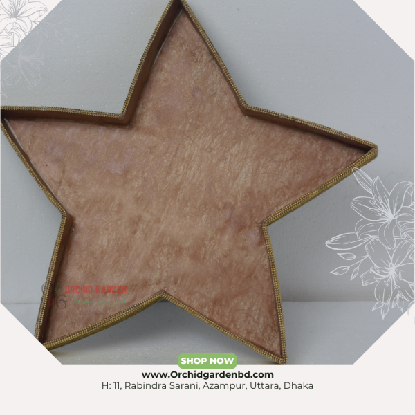 Golden Star Wedding Tray – Décor Display Edition