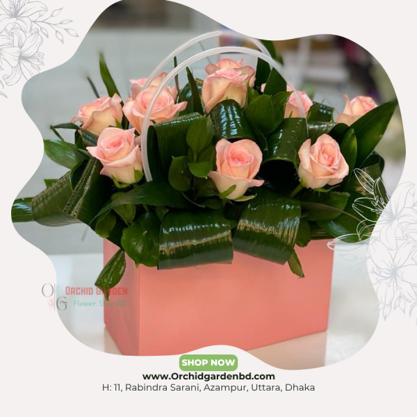 Pink Grace Premium Box Arrangement