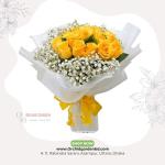 Flowers And Yellow Rose and chinese gypsy Bouquet
