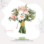 Peach White Premium Mixed Bouquet